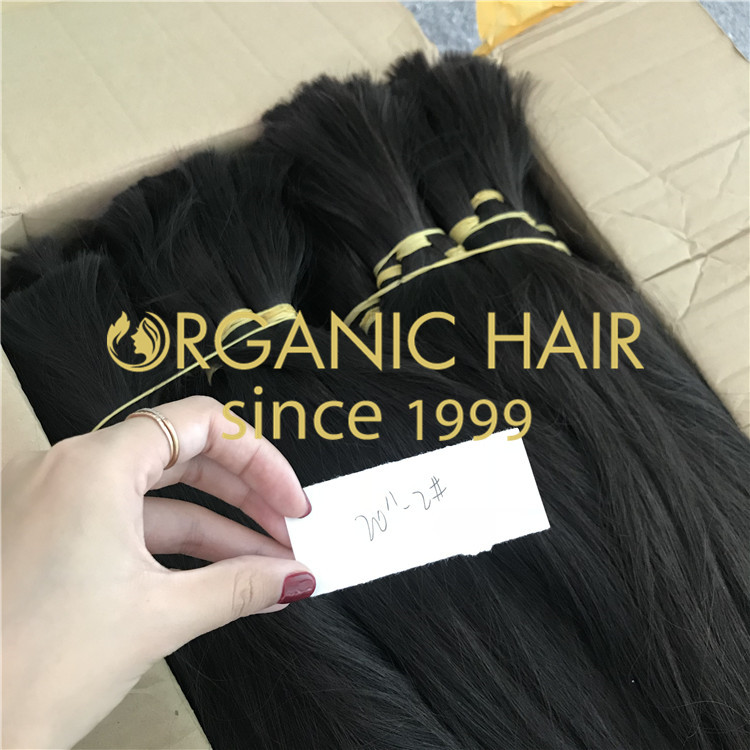 Full cuticle hair bulk manufacturer H208